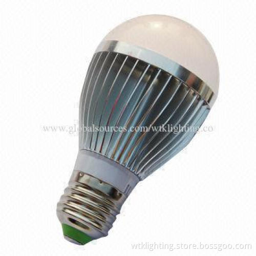 LED Bulb Aluminum, 5W Power, E27 E14 Base, 85 to 265V AC Voltage, Bridgelux,Epistar or Epileds ChiP